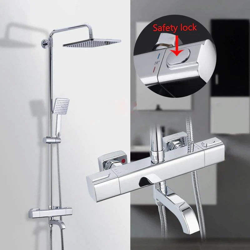 Rainfall Shower Set Shower Tap Hot and Cold Shower Tap Set -Bathlova