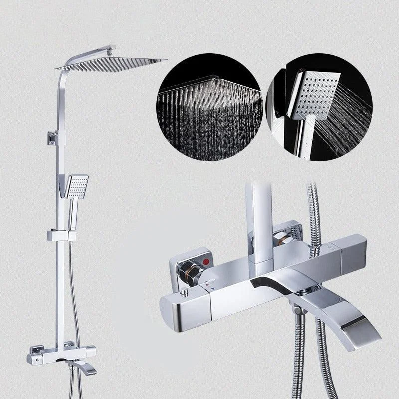 Rainfall Shower Set Shower Tap Hot and Cold Shower Tap Set -Bathlova