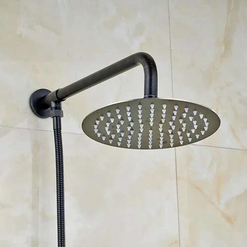 Rainfall Style Shower Head with Shower Arm And Shower Hose -Bathlova