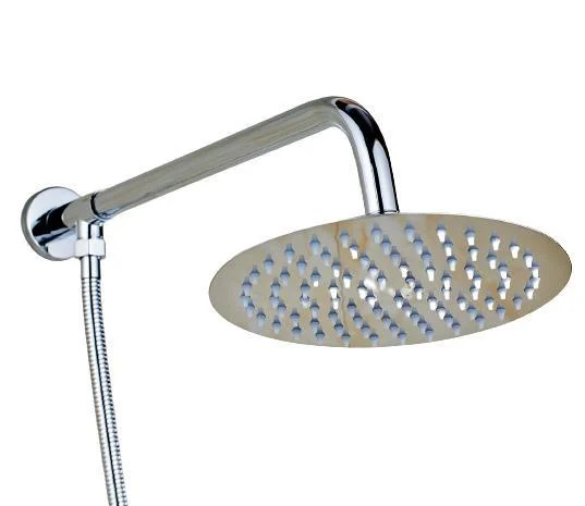 Rainfall Style Shower Head with Shower Arm And Shower Hose -Bathlova