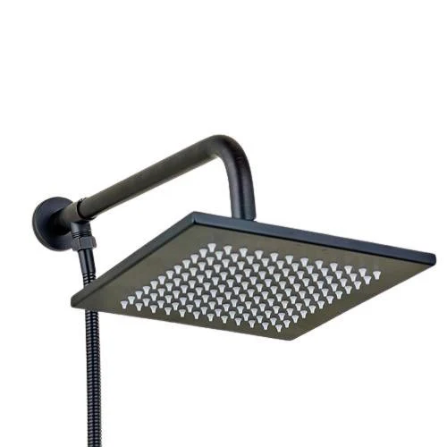 Rainfall Style Shower Head with Shower Arm And Shower Hose -Bathlova