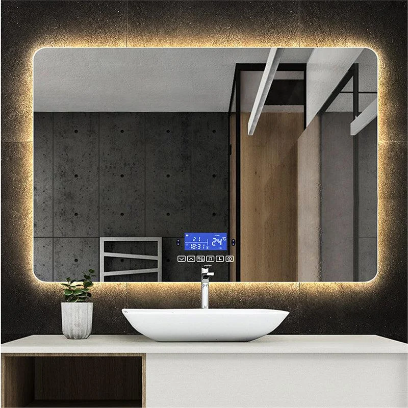 Rectangle Bluetooth Smart Bathroom Makeup Mirror With LED Light -Bathlova