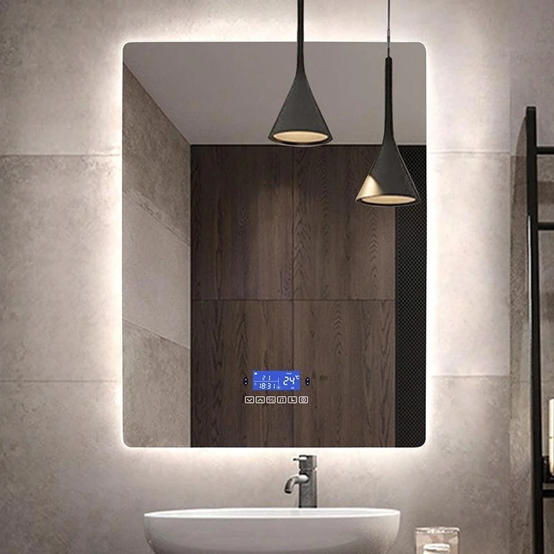 Rectangle Bluetooth Smart Bathroom Makeup Mirror With LED Light -Bathlova