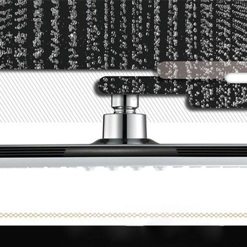 Rectangle Fixed Shower Head Traditional Ceiling Mounted Shower Head -Bathlova