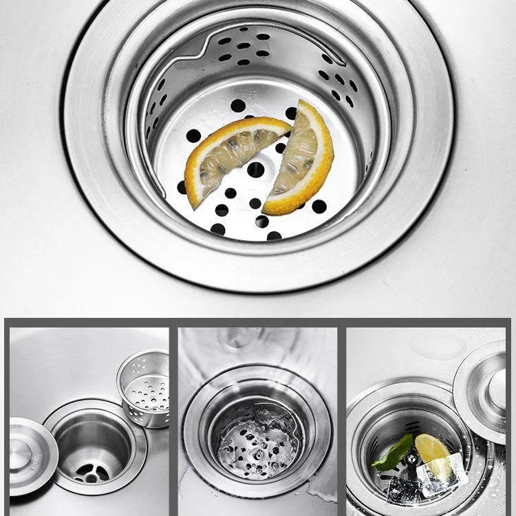 Rectangle Stainless Steel Sink Single Bowl Undermount Kitchen Sink -Bathlova