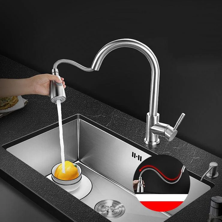 Rectangle Stainless Steel Sink Single Bowl Undermount Kitchen Sink -Bathlova