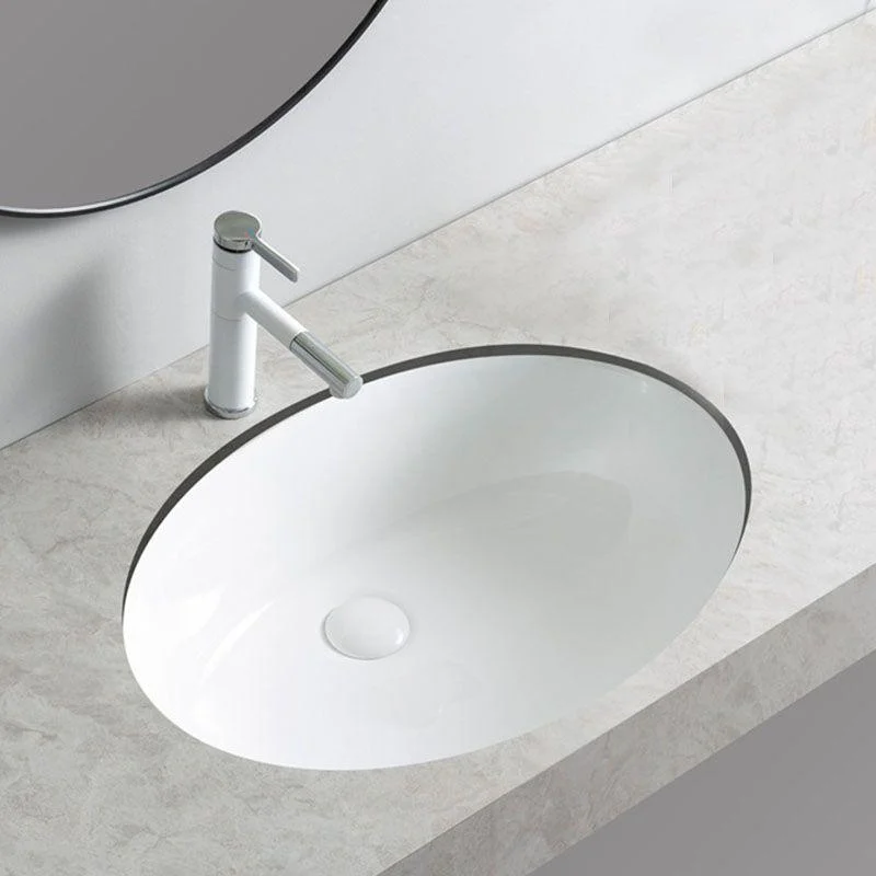 Rectangular and Oval Vessel Sink with No Craftsmanship Basin Sink(Not Including Tap) -Bathlova