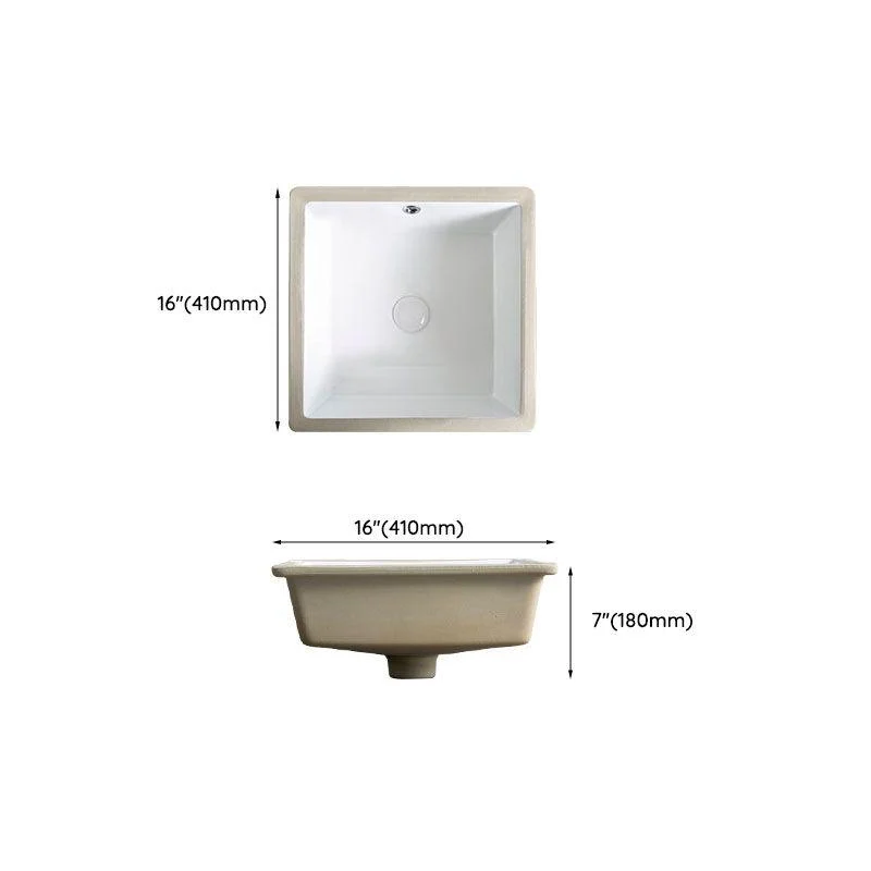 Rectangular and Oval Vessel Sink with No Craftsmanship Basin Sink(Not Including Tap) -Bathlova