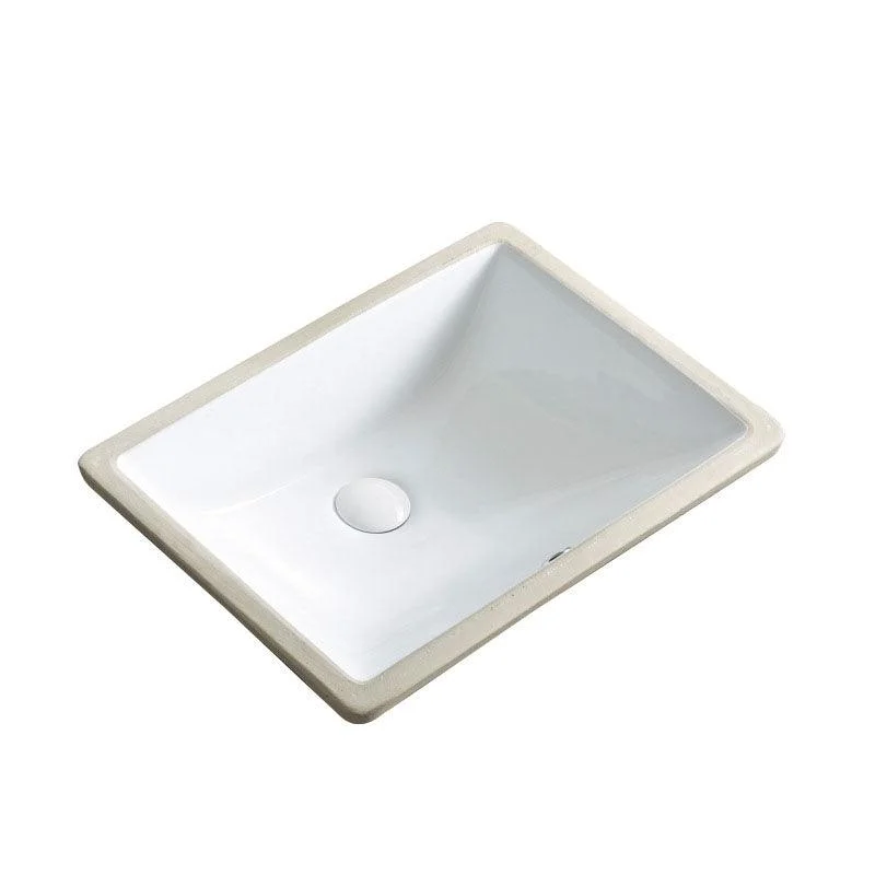 Rectangular and Oval Vessel Sink with No Craftsmanship Basin Sink(Not Including Tap) -Bathlova