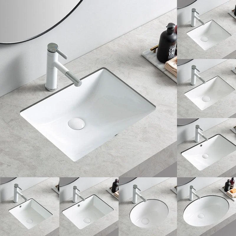 Rectangular and Oval Vessel Sink with No Craftsmanship Basin Sink(Not Including Tap) -Bathlova