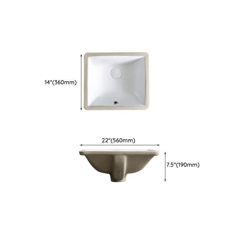 Rectangular and Oval Vessel Sink with No Craftsmanship Basin Sink(Not Including Tap) -Bathlova