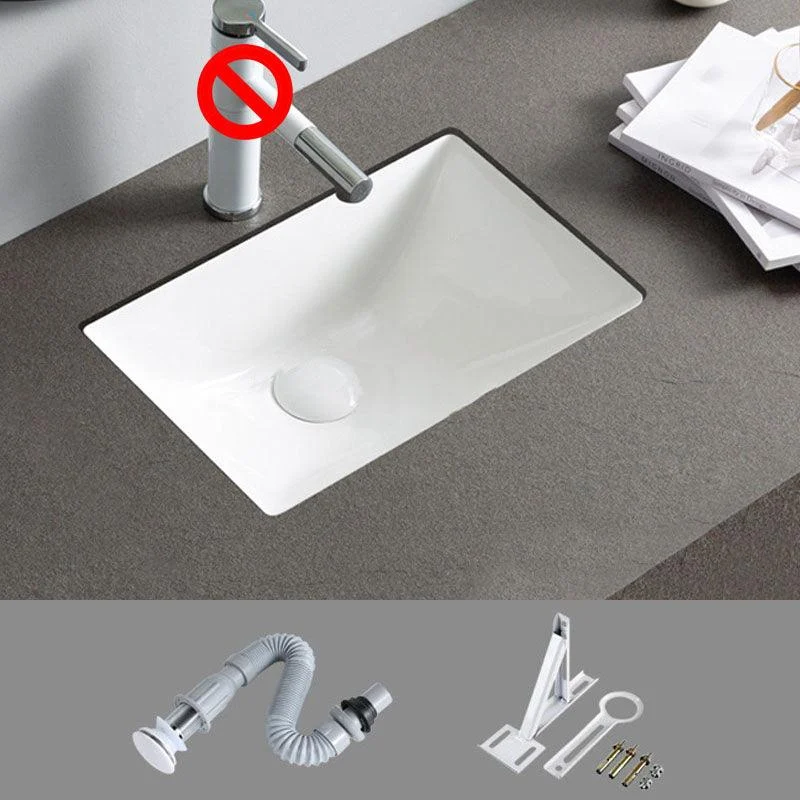 Rectangular and Oval Vessel Sink with No Craftsmanship Basin Sink(Not Including Tap) -Bathlova