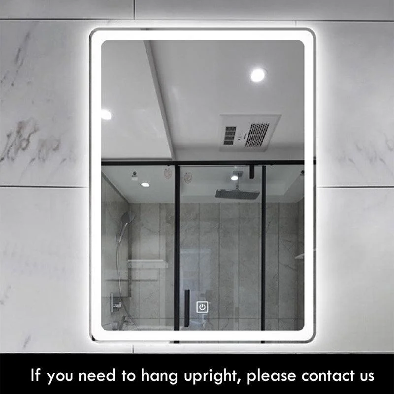 Rectangular Smart Bathroom Mirror 3 Color Adjustable LED Light Mirror -Bathlova