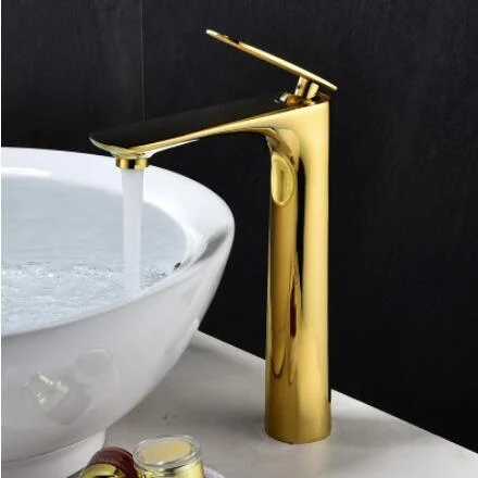 Red Basin Tap Sink Mixer Bathroom Basin Tap Brass Crane Sink Tap -Bathlova