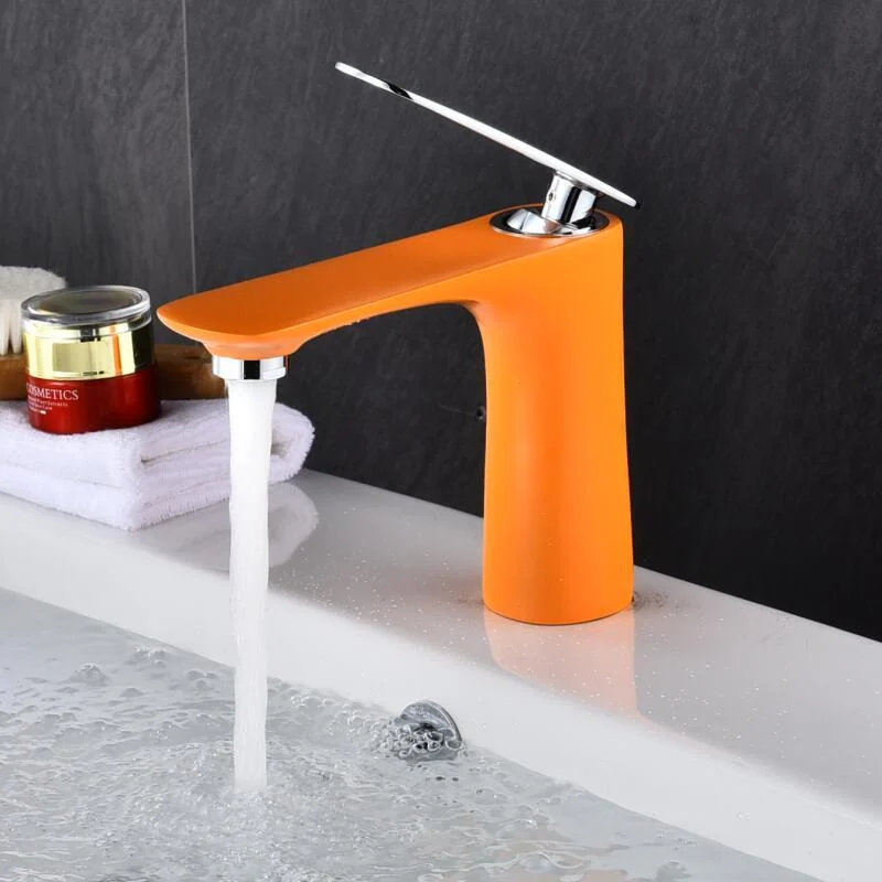 Red Mixer Bathroom Tap Wash Tap Gold Bathroom Water Crane TapÃÂ  -Bathlova