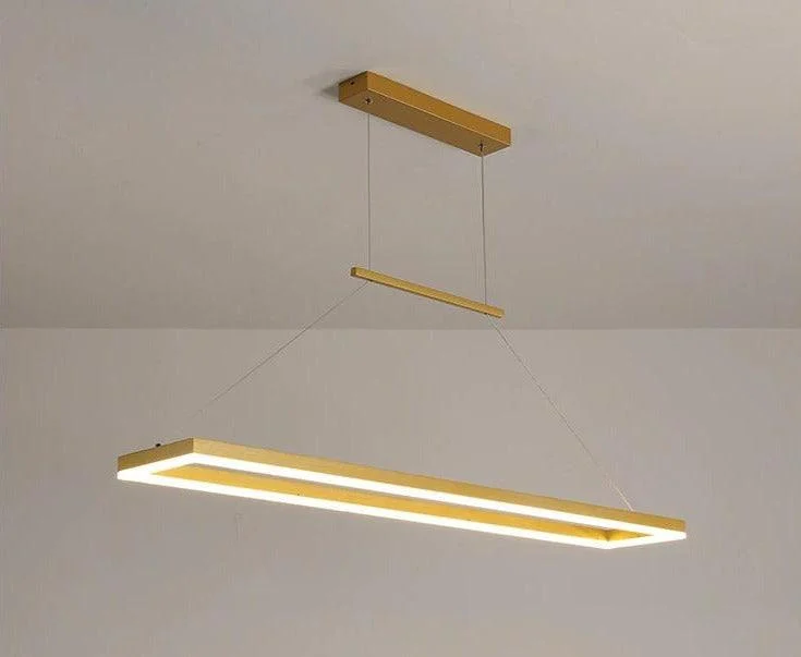 Regina - Modern Rectangular Frame LED Light Fixture -Bathlova