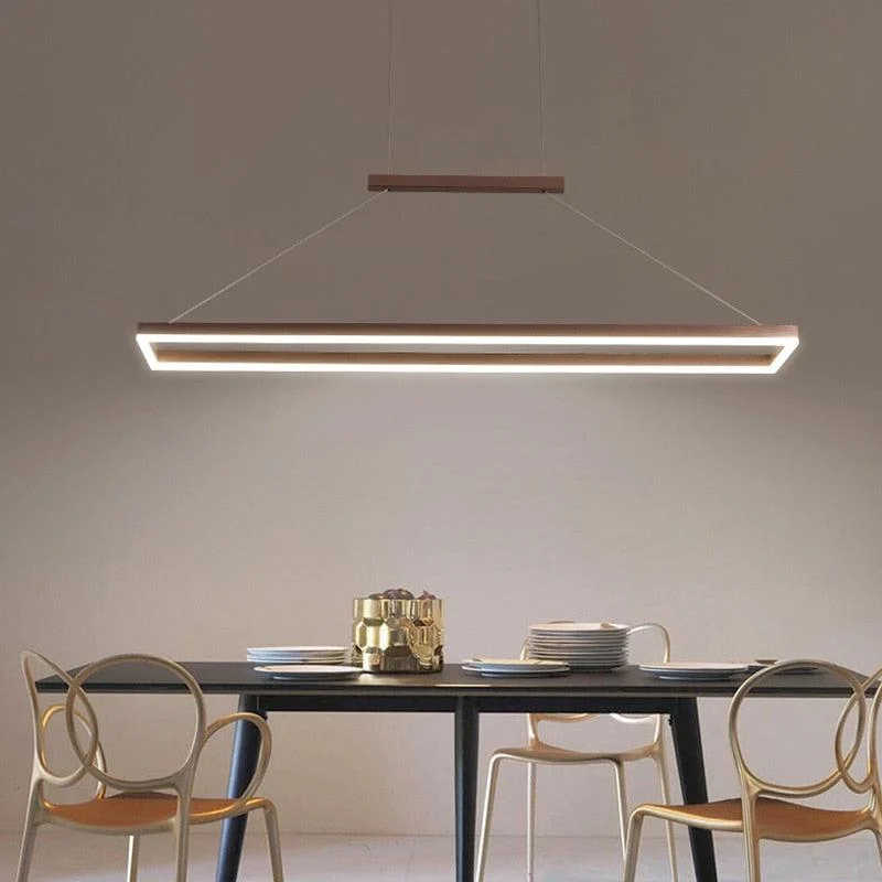 Regina - Modern Rectangular Frame LED Light Fixture -Bathlova