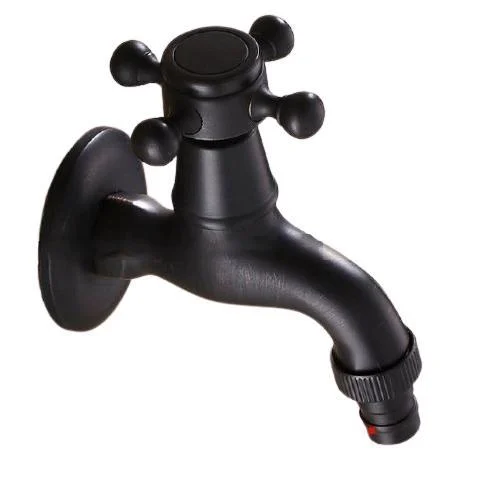 Retro Black Washing Machine Tap -Bathlova