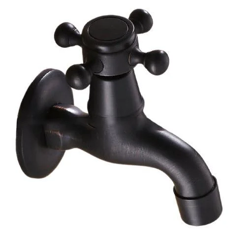 Retro Black Washing Machine Tap -Bathlova