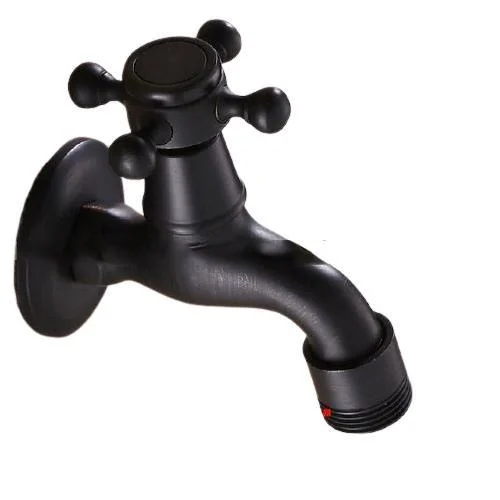 Retro Black Washing Machine Tap -Bathlova