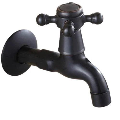 Retro Black Washing Machine Tap -Bathlova