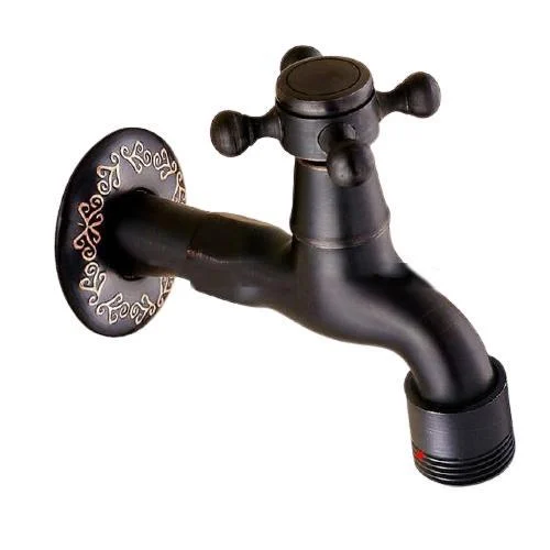 Retro Black Washing Machine Tap -Bathlova