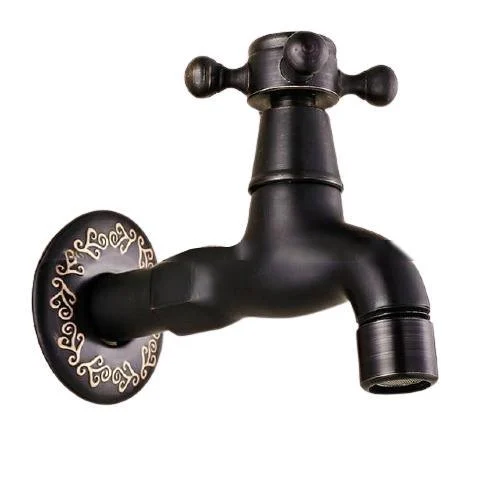 Retro Black Washing Machine Tap -Bathlova