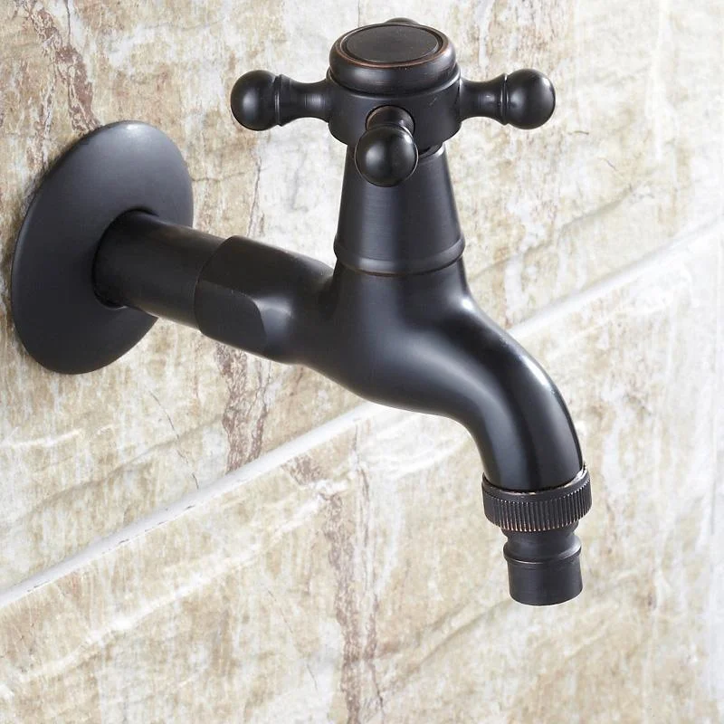 Retro Black Washing Machine Tap -Bathlova