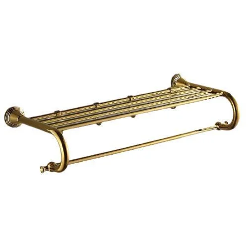 Retro Style Towel Shelf with Holder Bathroom Accessory -Bathlova