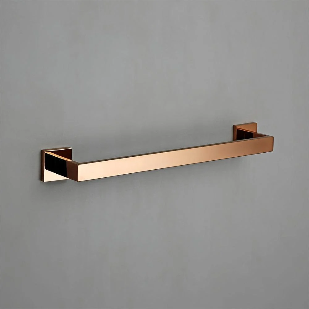 Rose Gold Bathroom Accessory Hardware Toilet Paper Holder Robe Hook -Bathlova