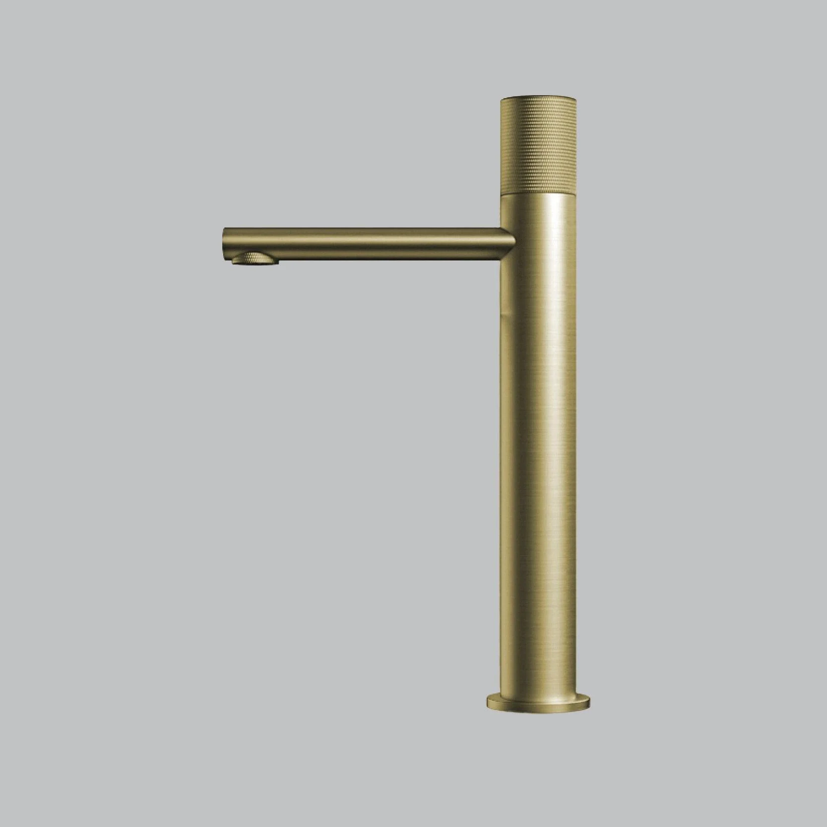 Rose Gold Brass Bathroom Tap Single Handle Dual Control Tap -Bathlova