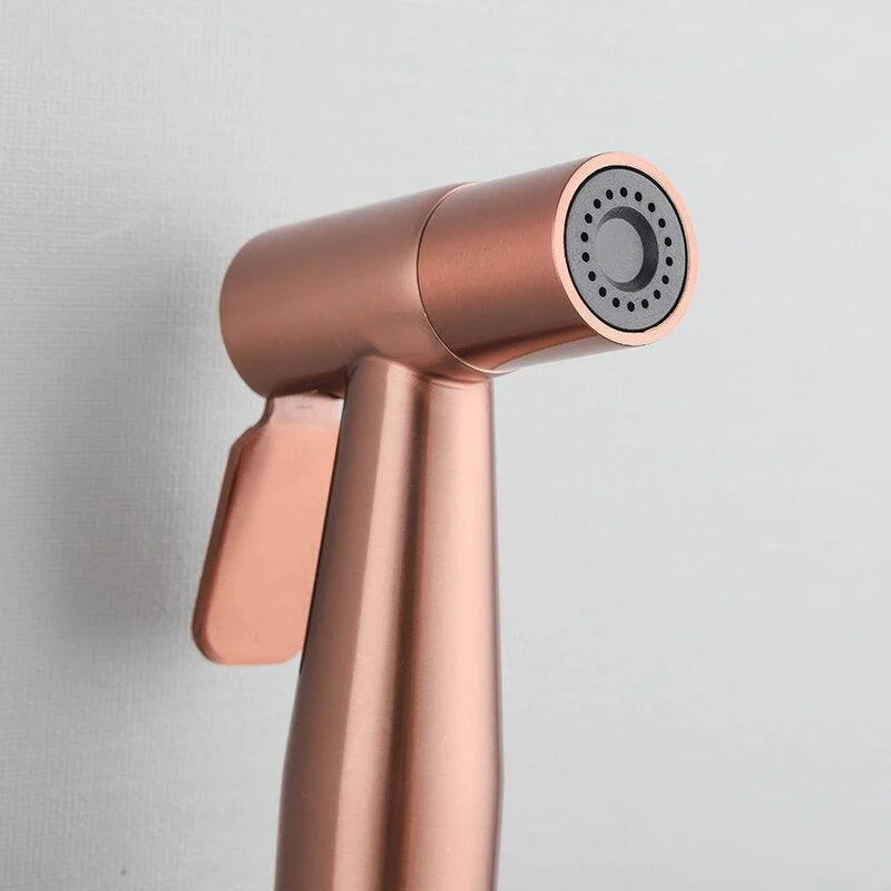 Rose Gold Douche Kit Hand Held Sprayer Stainless Steel Toilet Bidet -Bathlova