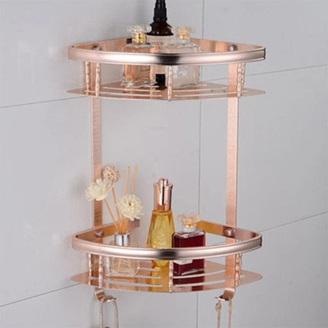 Rose Gold Space aluminum Bathroom Hardware Bathroom Accessories -Bathlova