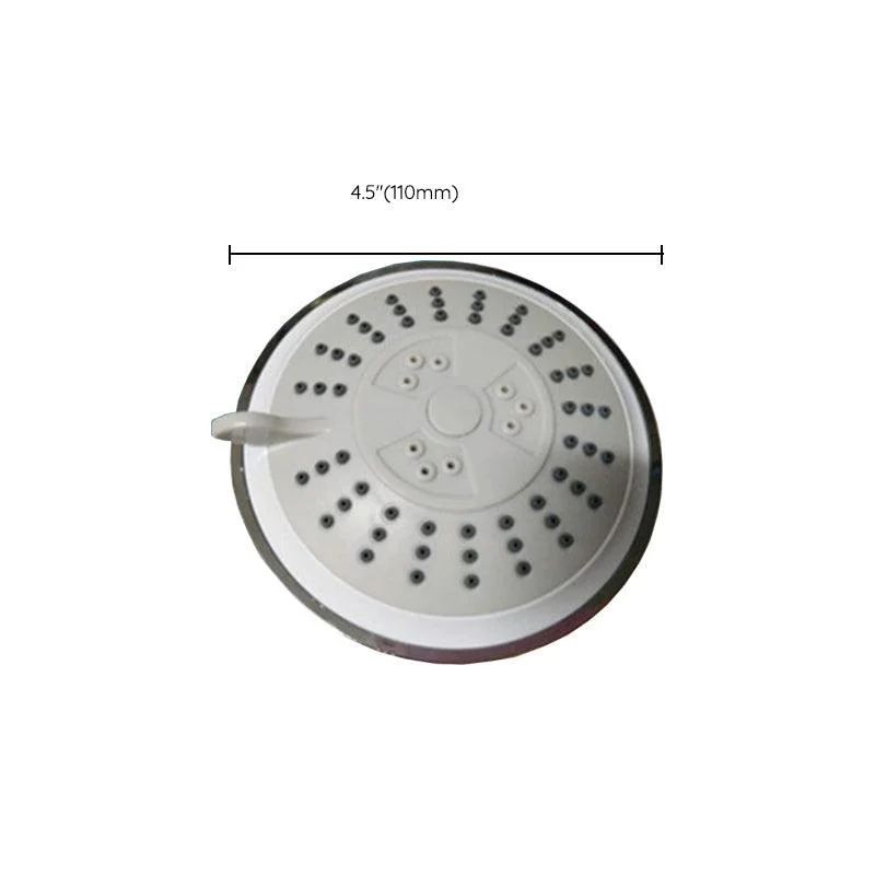 Round Fixed Shower Head Traditional Style Metal 5-inch Fixed Shower Head -Bathlova