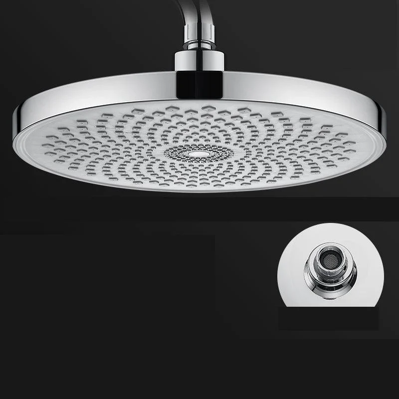 Round Fixed Shower Metal Modern Shower Head Combo Head for Bathroom -Bathlova