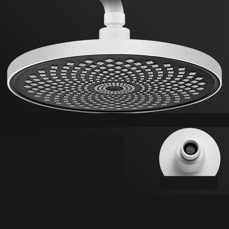 Round Fixed Shower Metal Modern Shower Head Combo Head for Bathroom -Bathlova