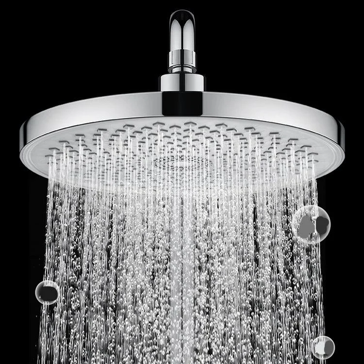 Round Fixed Shower Metal Modern Shower Head Combo Head for Bathroom -Bathlova