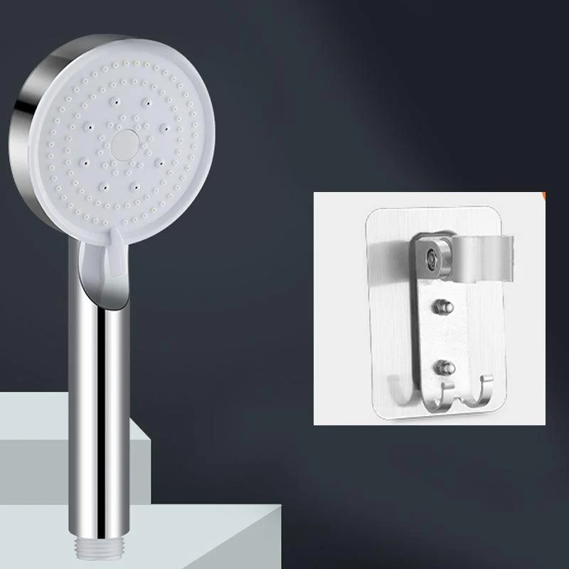 Round Hand Shower Adjustable Spray Pattern Wall-Mount Showerhead -Bathlova