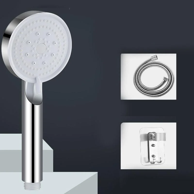 Round Hand Shower Adjustable Spray Pattern Wall-Mount Showerhead -Bathlova