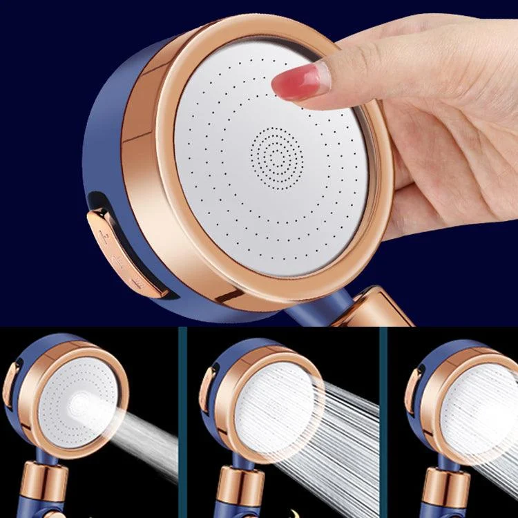 Round Hand Shower Adjustable Water Flow Wall-Mount Showerhead -Bathlova