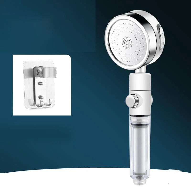 Round Hand Shower Adjustable Water Flow Wall-Mount Showerhead -Bathlova