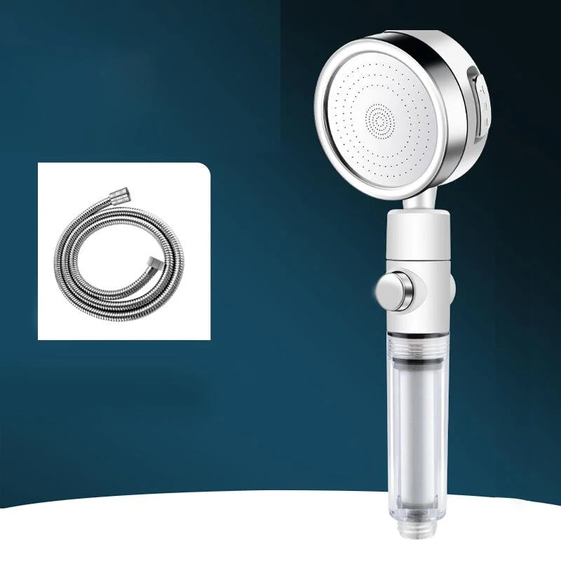 Round Hand Shower Adjustable Water Flow Wall-Mount Showerhead -Bathlova