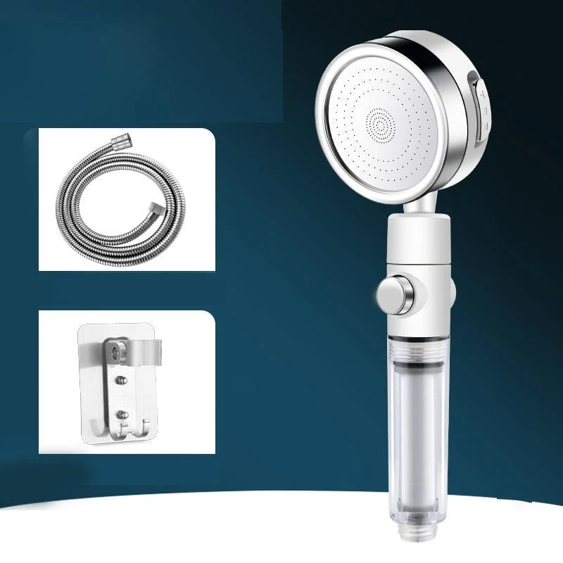 Round Hand Shower Adjustable Water Flow Wall-Mount Showerhead -Bathlova