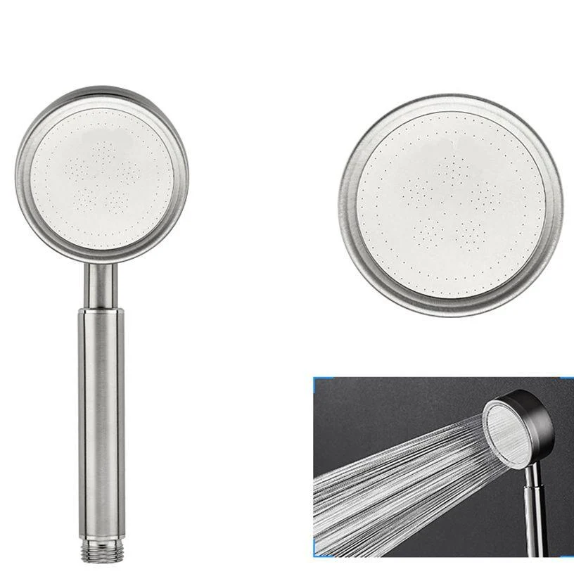 Round Hand Shower Water Efficient Stainless Steel Showerhead -Bathlova