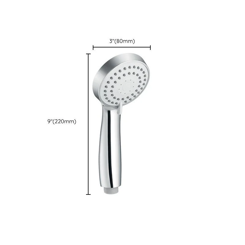 Round Handheld Shower Head Modern Style Hand Shower for Home -Bathlova