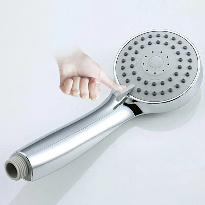 Round Handheld Shower Head Modern Style Hand Shower for Home -Bathlova