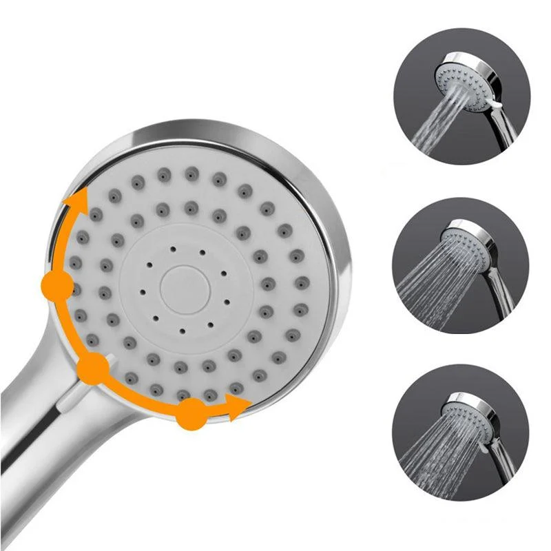 Round Handheld Shower Head Modern Style Hand Shower for Home -Bathlova