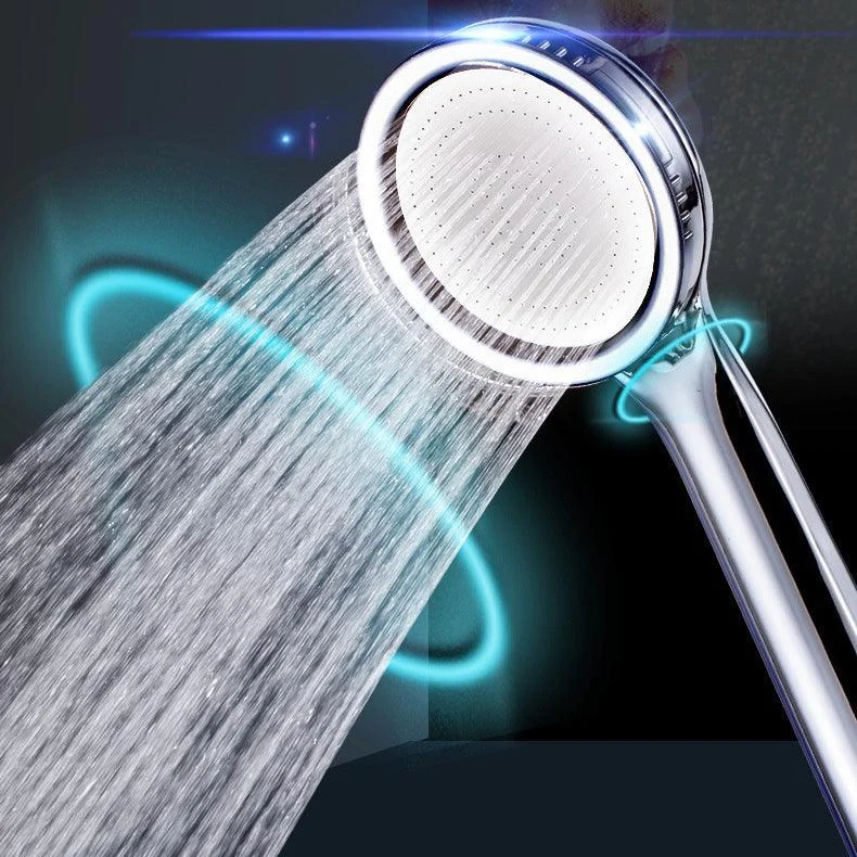 Round Handheld Shower Head Plastic Contemporary Style Shower Head -Bathlova