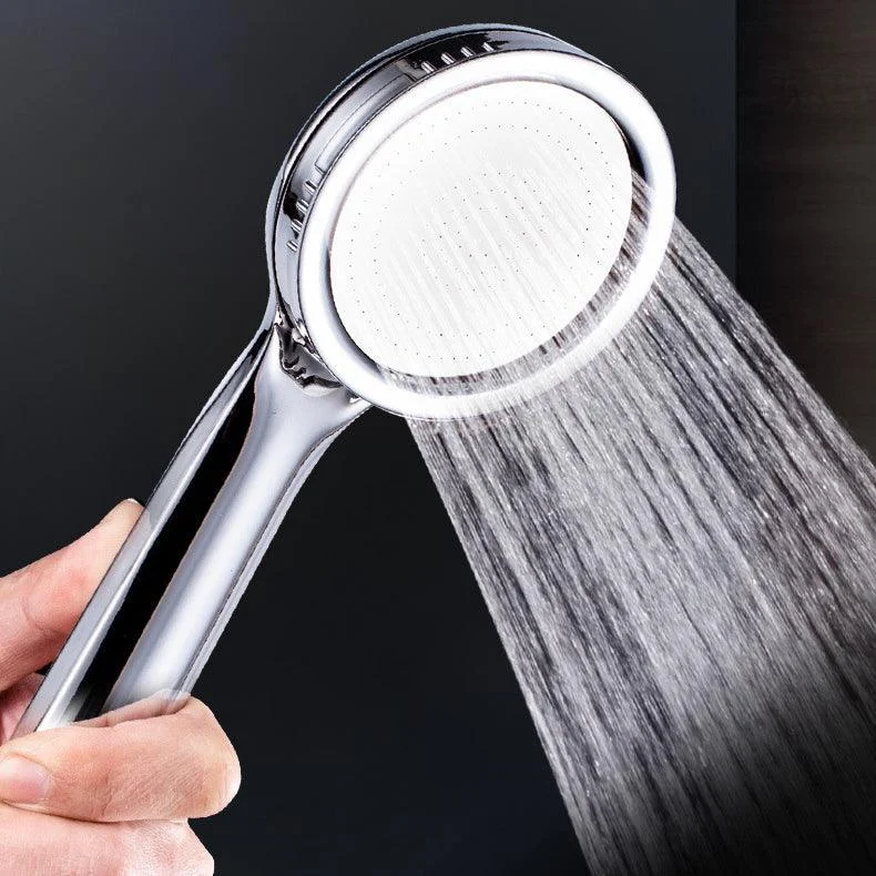 Round Handheld Shower Head Plastic Contemporary Style Shower Head -Bathlova