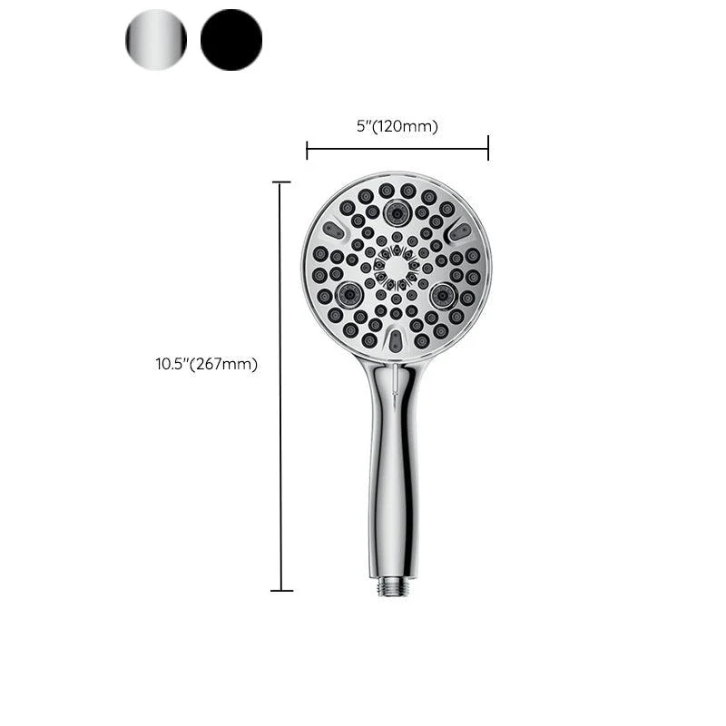 Round Handheld Shower Head Plastic Water Efficient Shower Head -Bathlova